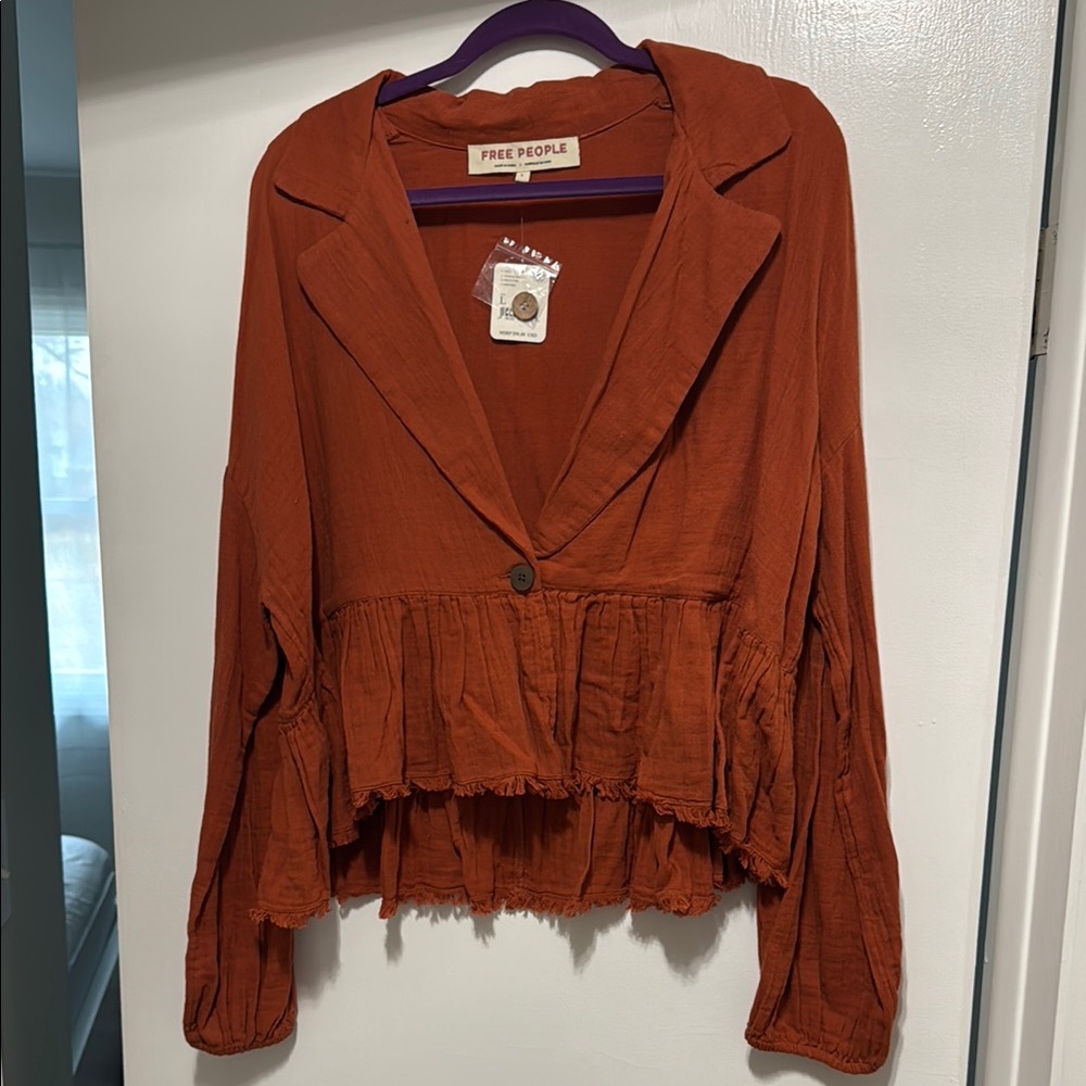 Free People Rust Top